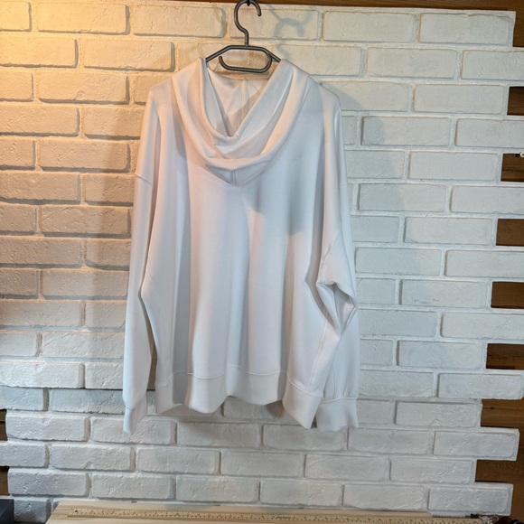 SOFT White Zip Hoodie, Stretchy XL NWT - Picture 8 of 10